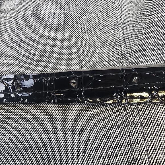 Vintage Pendleton Blazer Womens 14 Gray Virgin Wool Twill Belted Career Coat USA - Picture 15 of 16